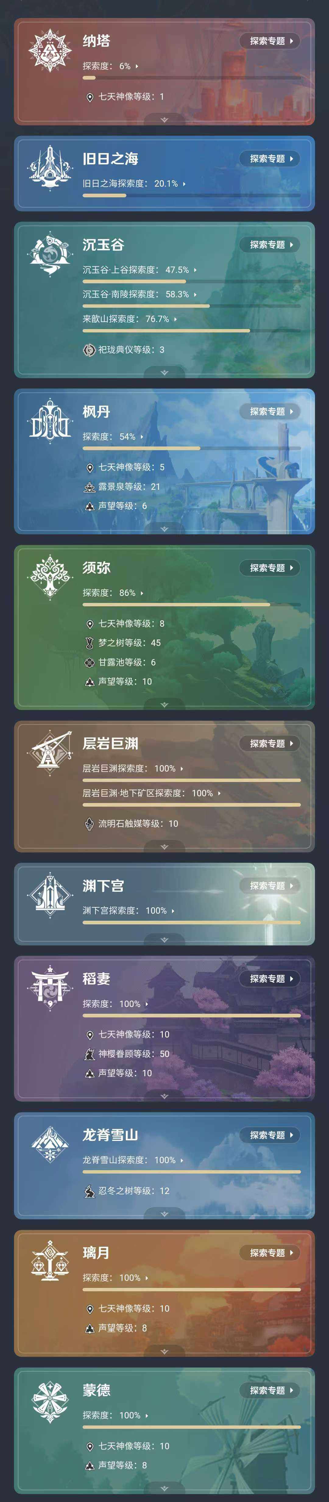YSEY34011原神账号详情图4 YSEY34011原神账号详情图4