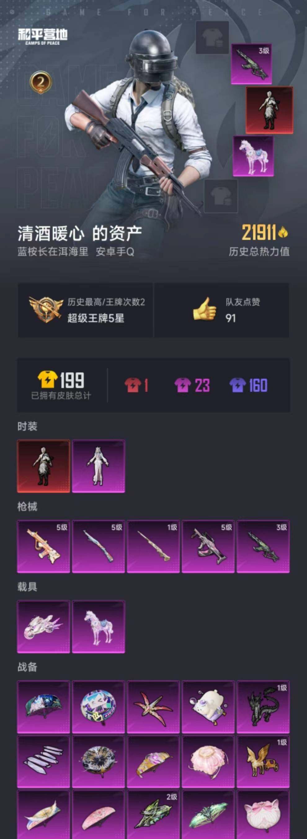 HPYXS3284737和平精英账号详情图17 HPYXS3284737和平精英账号详情图17