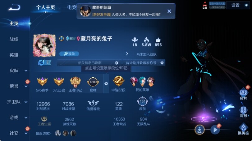 WZ033173136王者荣耀账号详情图6 WZ033173136王者荣耀账号详情图6