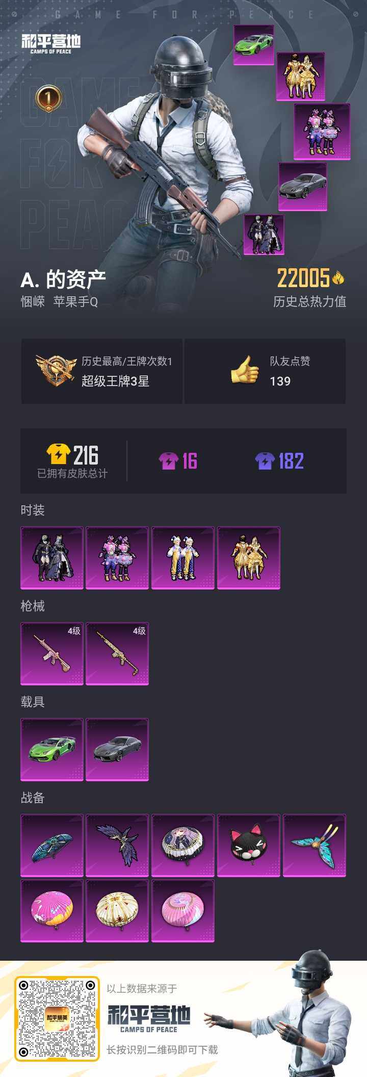HPQM3267731和平精英账号详情图2