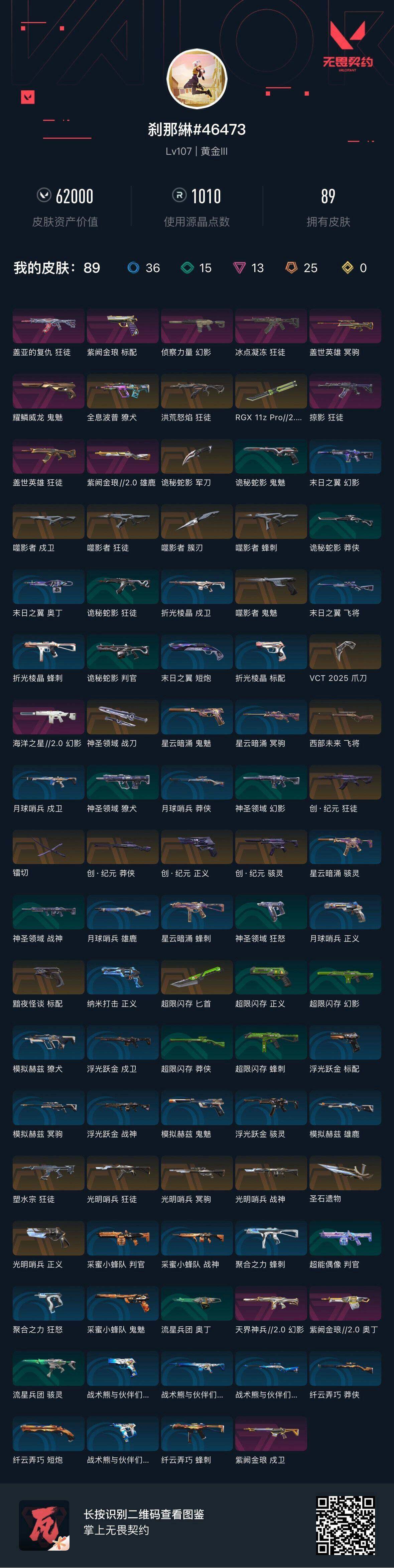 WWQEY36284无畏契约账号详情图5 WWQEY36284无畏契约账号详情图5