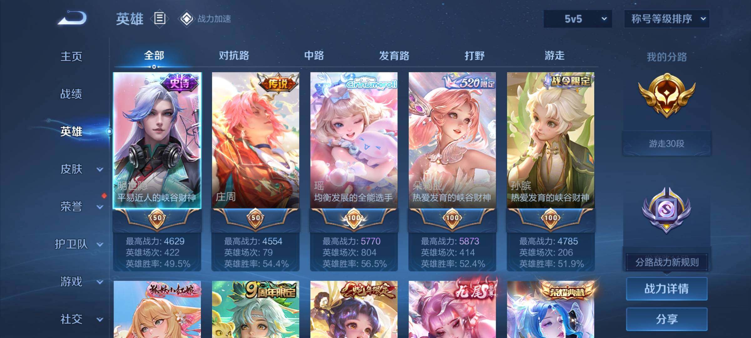 WZYXS3225878王者荣耀账号详情图3