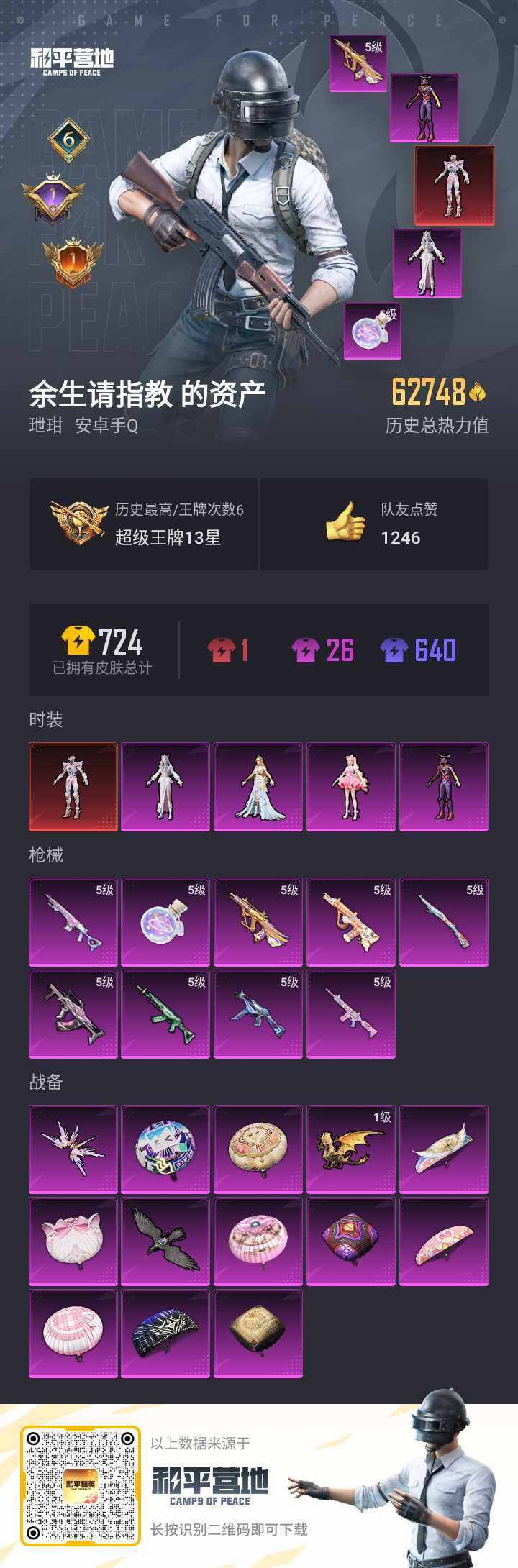 HPQM3268256和平精英账号详情图2 HPQM3268256和平精英账号详情图2