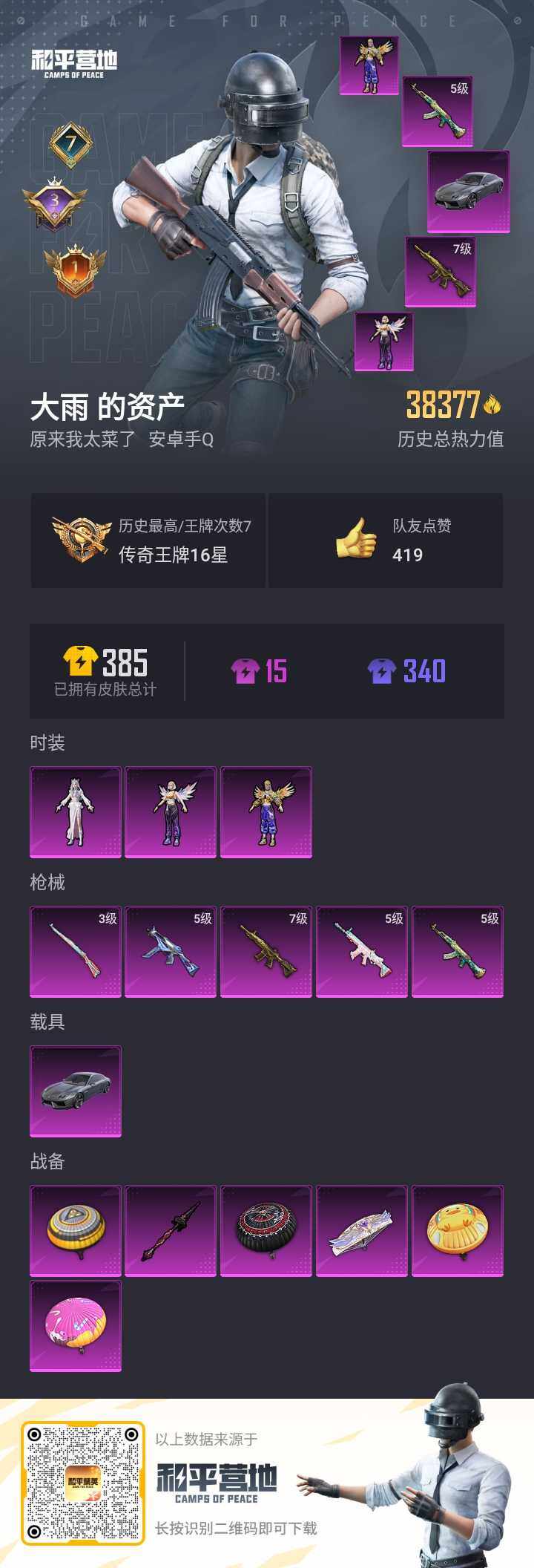 HPQM3268372和平精英账号详情图2