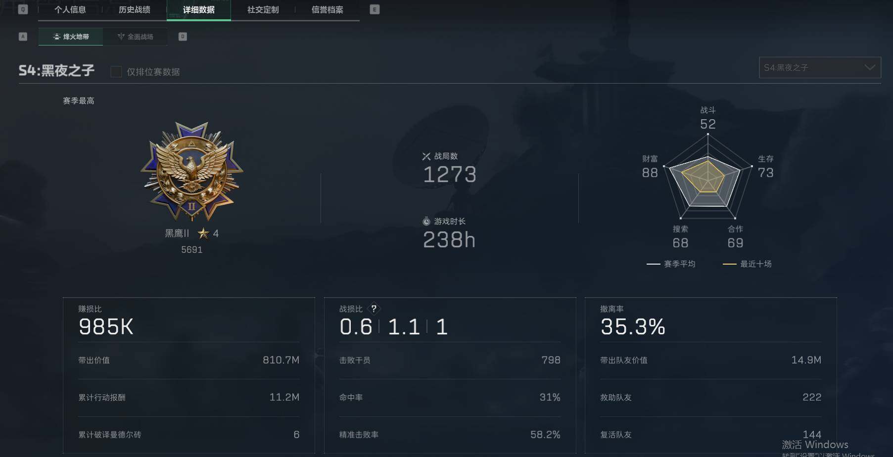 SJZEY37079三角洲行动账号详情图3 SJZEY37079三角洲行动账号详情图3