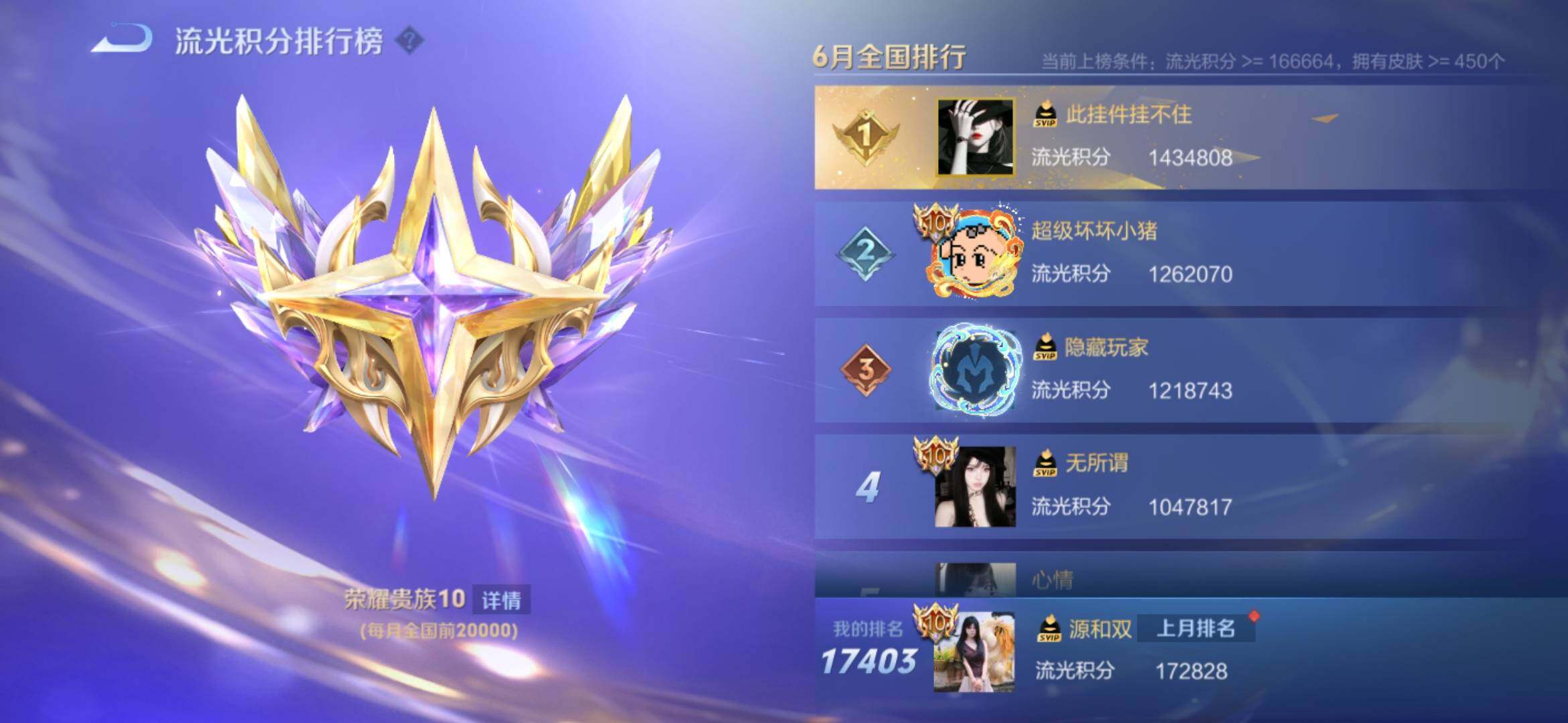 WZXS3174073王者荣耀账号详情图5 WZXS3174073王者荣耀账号详情图5
