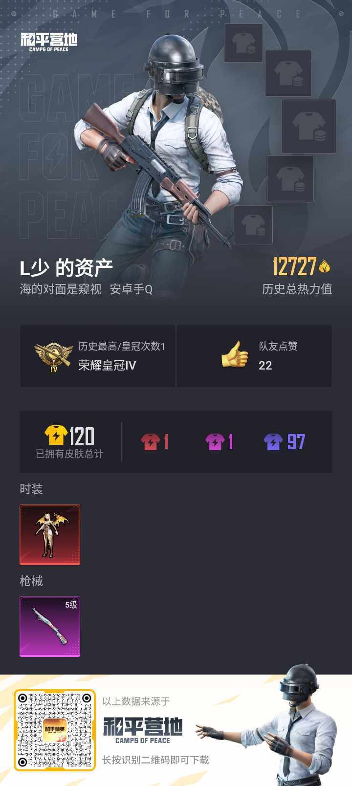 HPQM3269596和平精英账号详情图2 HPQM3269596和平精英账号详情图2