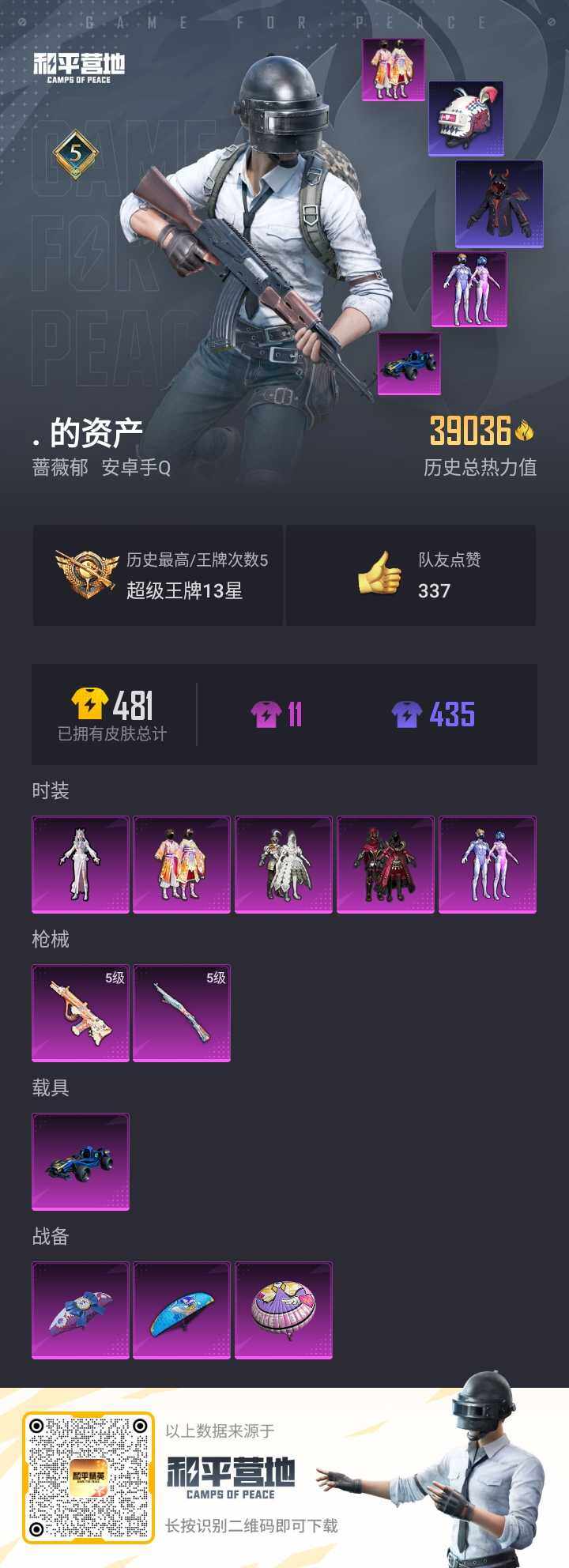 HPQM3269656和平精英账号详情图5 HPQM3269656和平精英账号详情图5