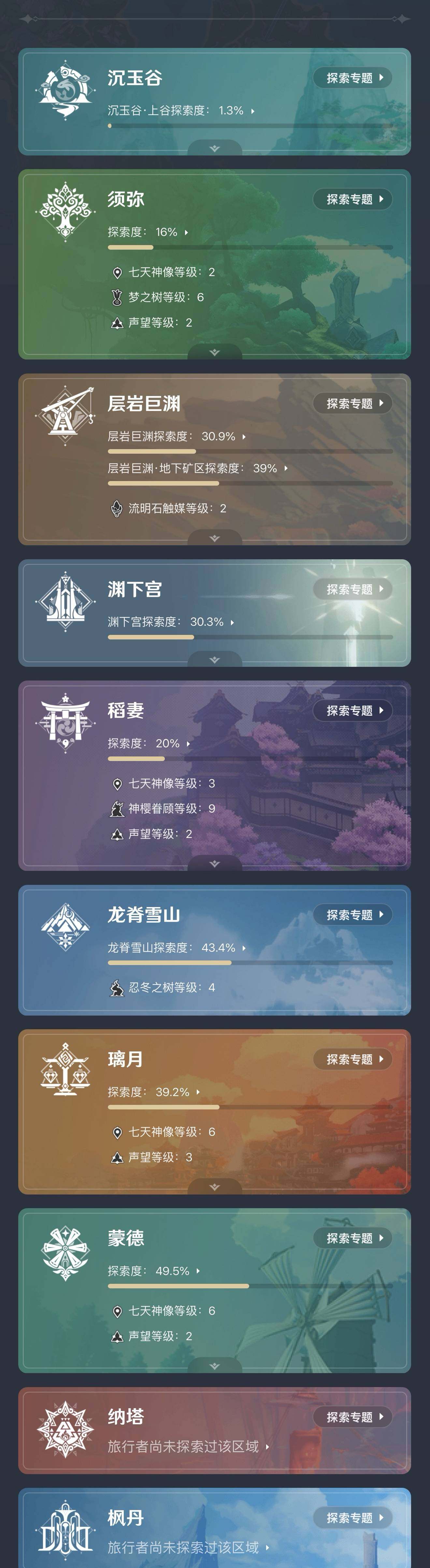 YSEY34198原神账号详情图4 YSEY34198原神账号详情图4