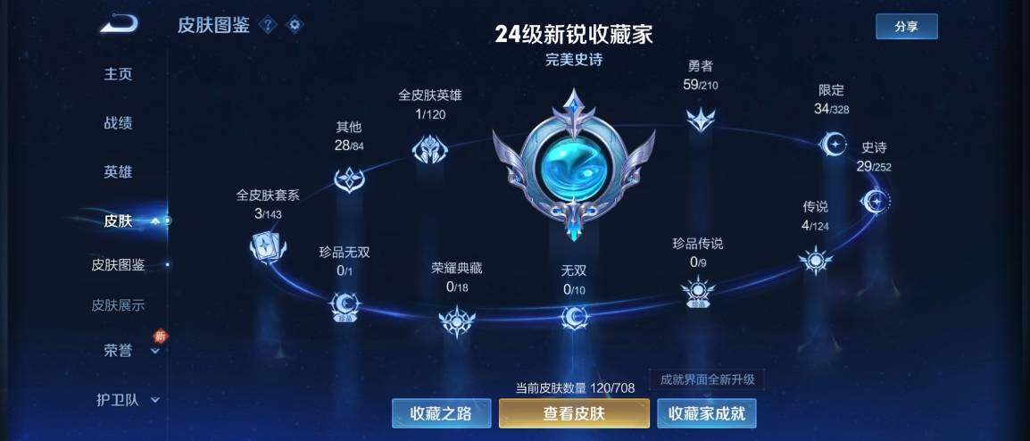 WZ033176331王者荣耀账号详情图7 WZ033176331王者荣耀账号详情图7