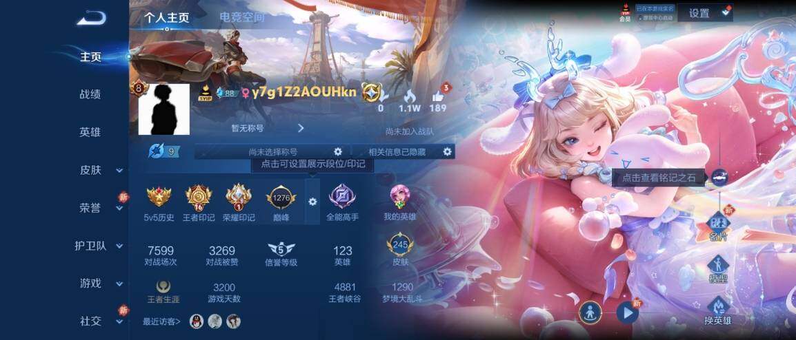 WZ033176290王者荣耀账号详情图7 WZ033176290王者荣耀账号详情图7