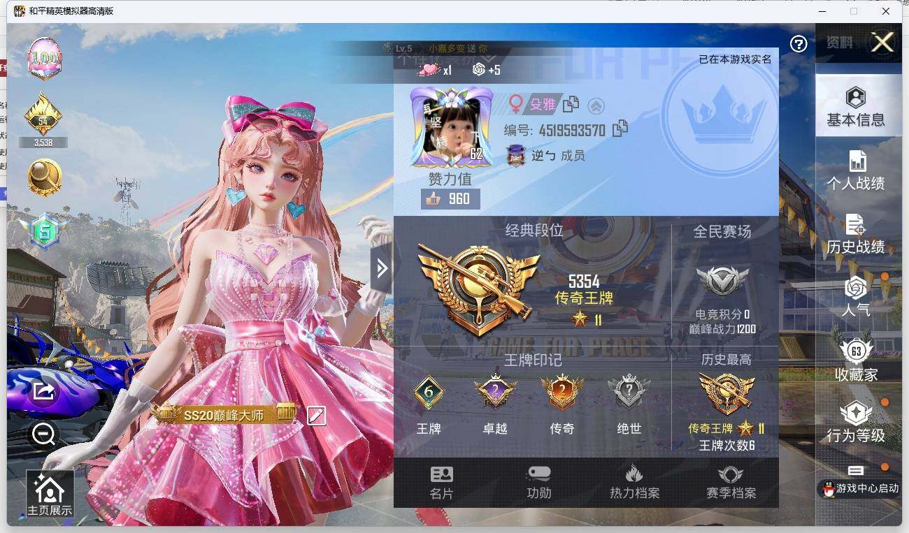 HPLX3272291和平精英账号详情图2 HPLX3272291和平精英账号详情图2