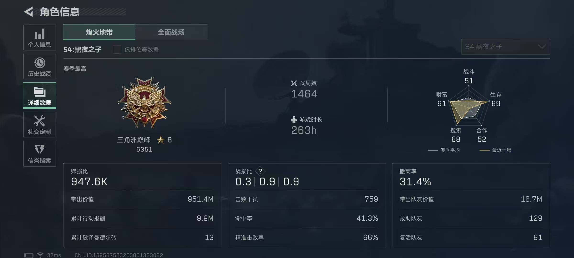 SJZQM325161三角洲行动账号详情图17