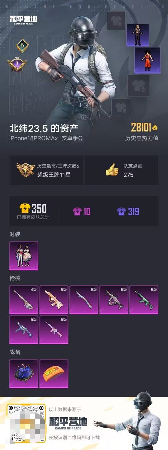 HPQM3428269和平精英账号详情图6 HPQM3428269和平精英账号详情图6