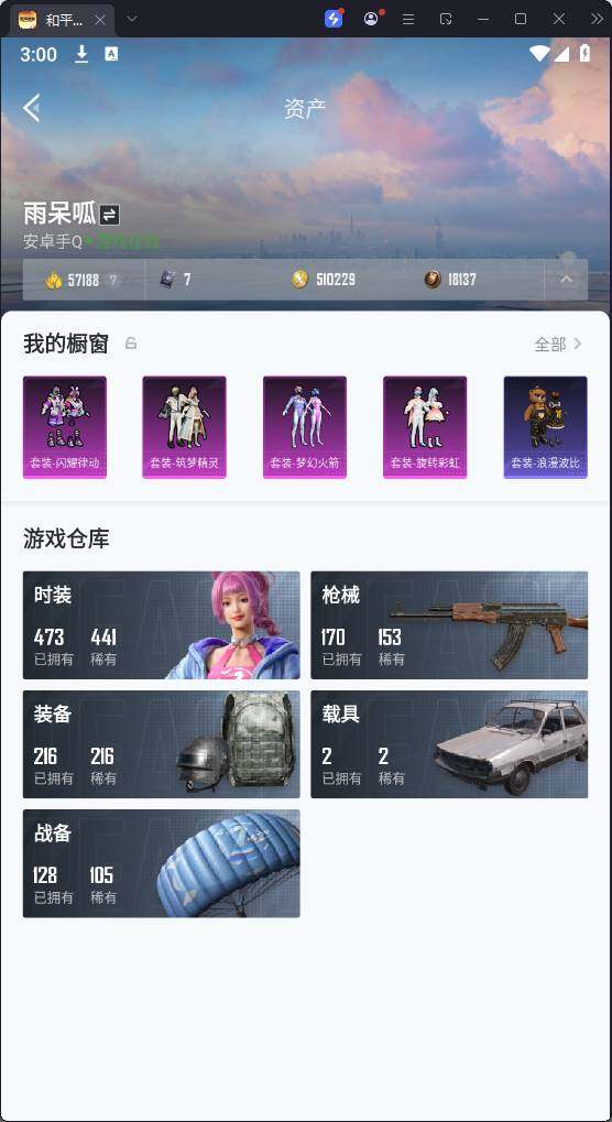 HPQM3271157和平精英账号详情图6 HPQM3271157和平精英账号详情图6