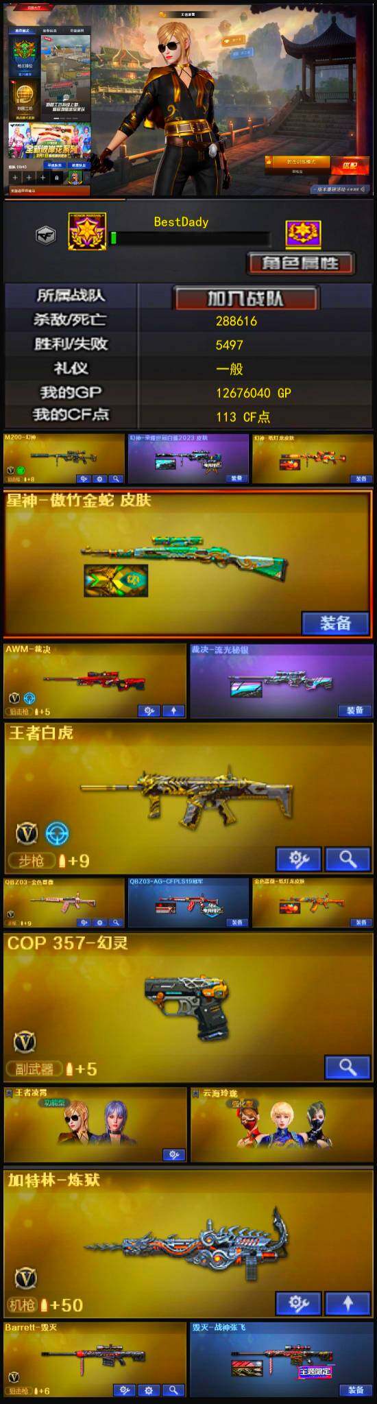 CFLX317233穿越火线账号详情图3 CFLX317233穿越火线账号详情图3