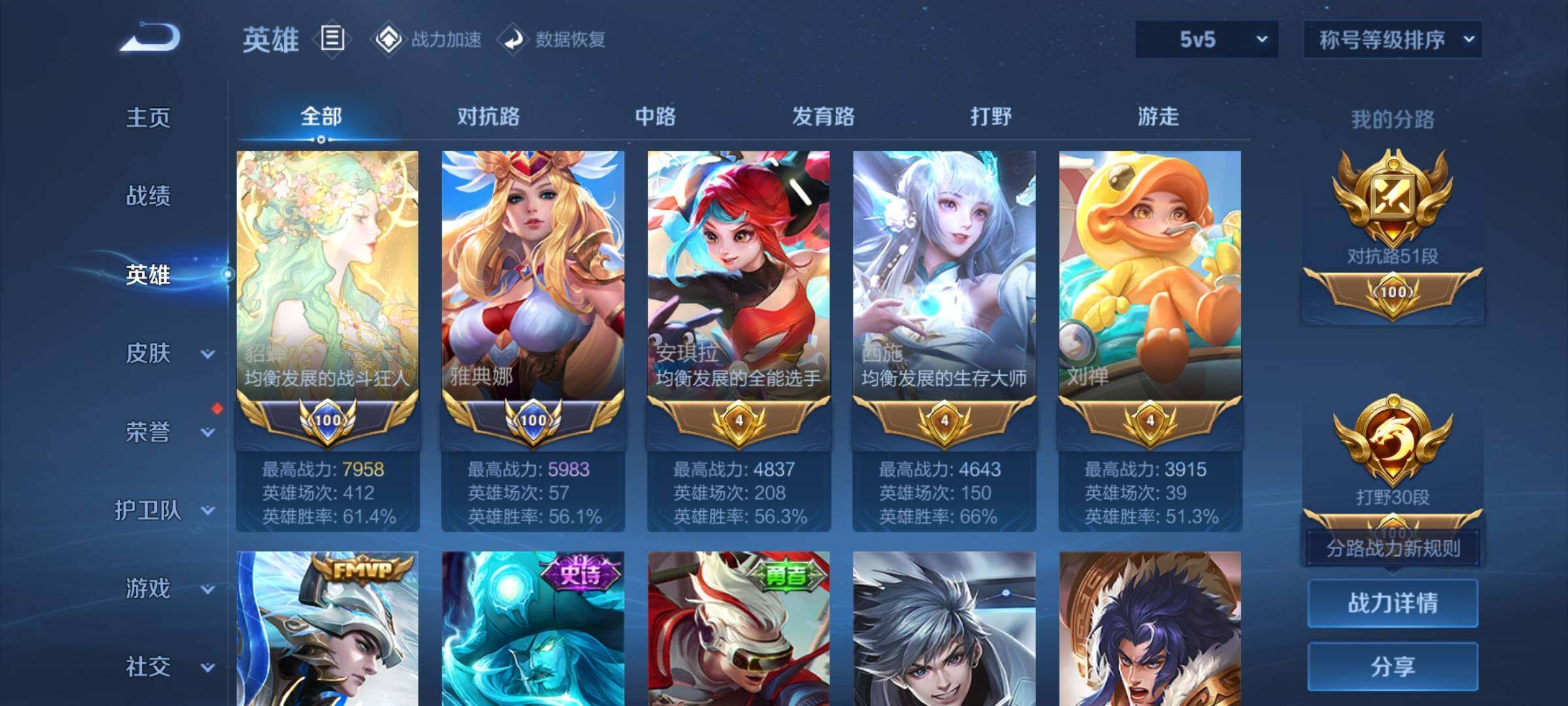 WZYXS3202642王者荣耀账号详情图4