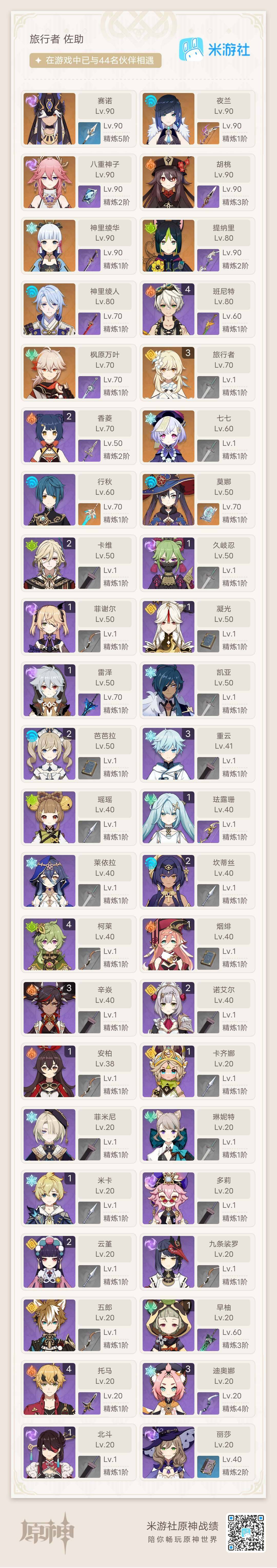 YSEY34283原神账号详情图8 YSEY34283原神账号详情图8