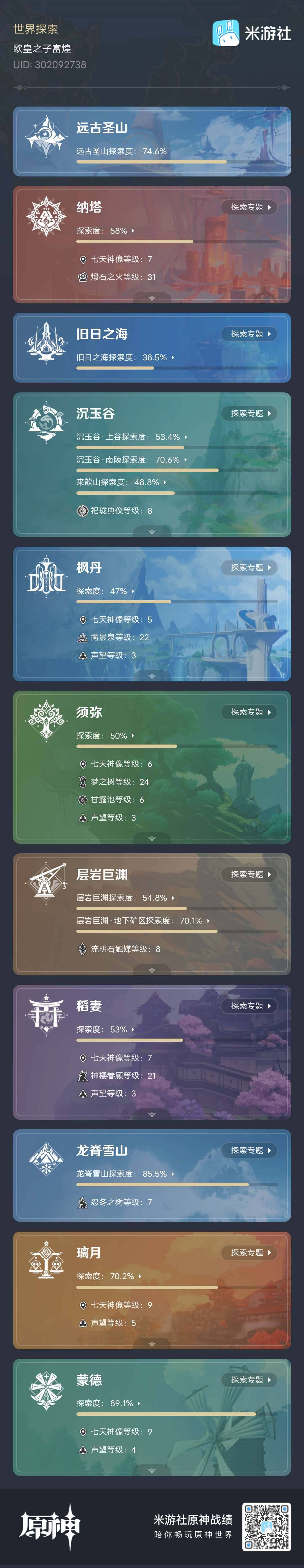 YSEY34287原神账号详情图3 YSEY34287原神账号详情图3