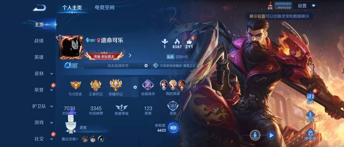 WZ033177885王者荣耀账号详情图5 WZ033177885王者荣耀账号详情图5