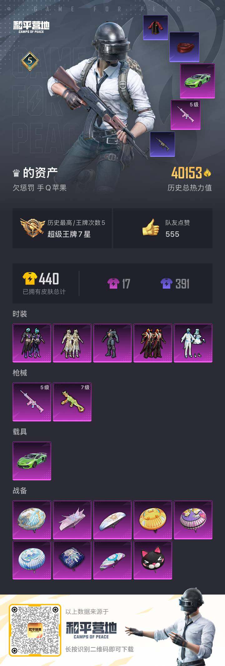 HP033271510和平精英账号详情图6 HP033271510和平精英账号详情图6