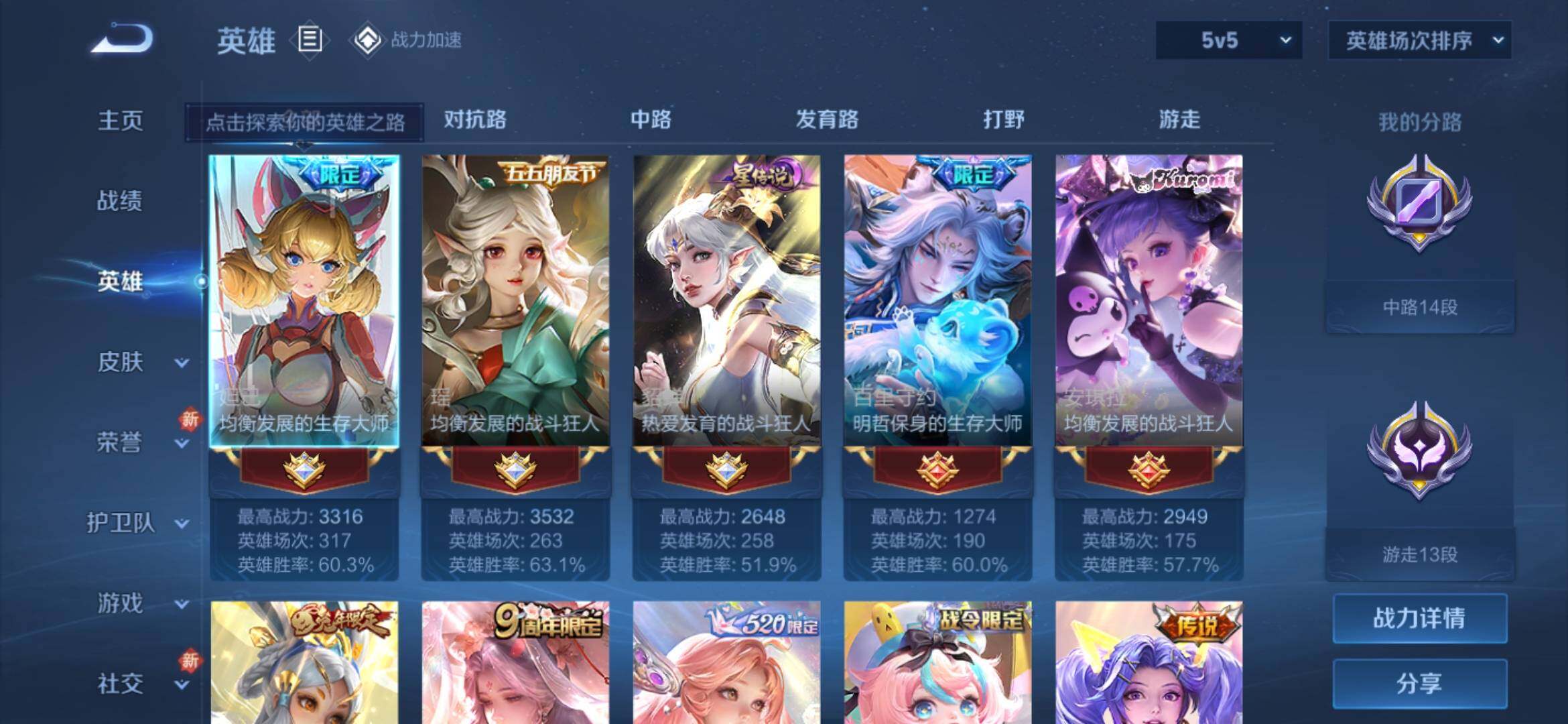 WZ033177721王者荣耀账号详情图8 WZ033177721王者荣耀账号详情图8