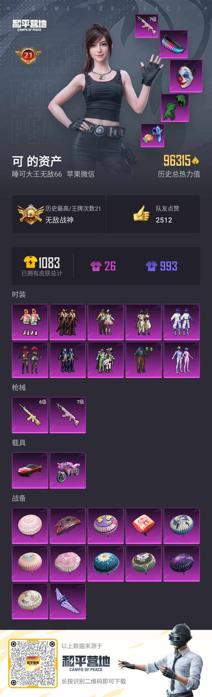 HPQM3271507和平精英账号详情图5 HPQM3271507和平精英账号详情图5