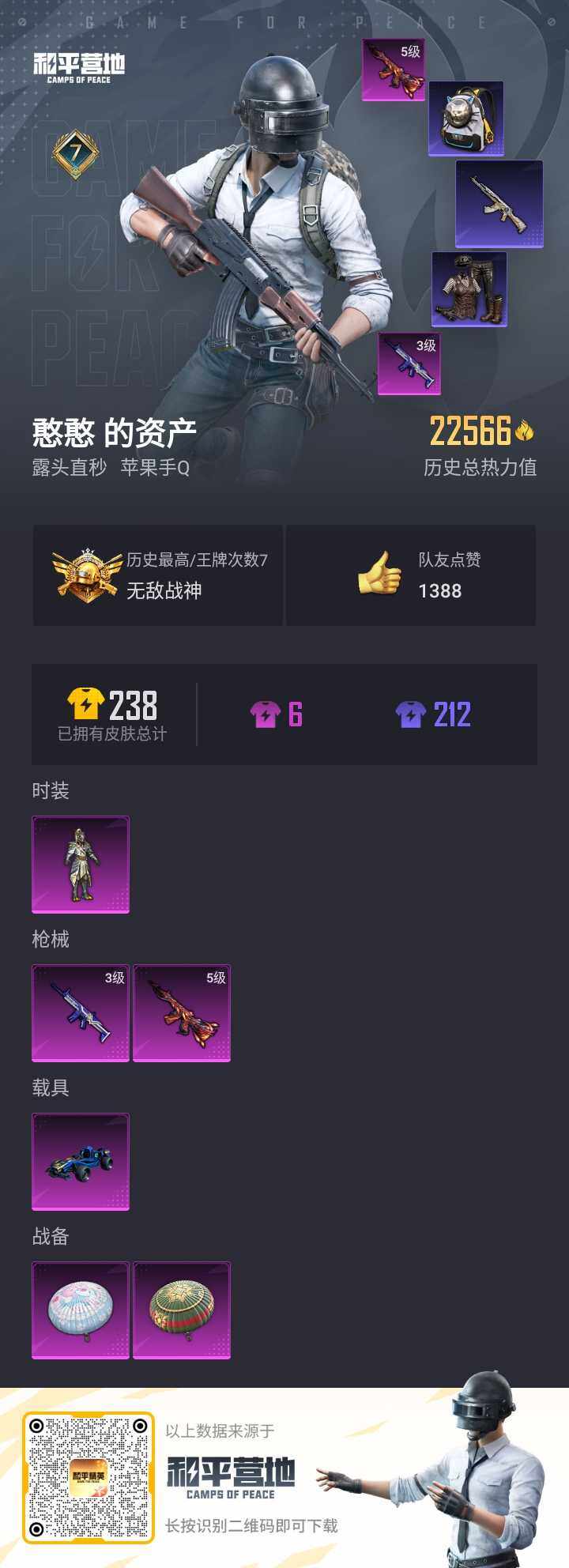 HPQM3271910和平精英账号详情图5 HPQM3271910和平精英账号详情图5