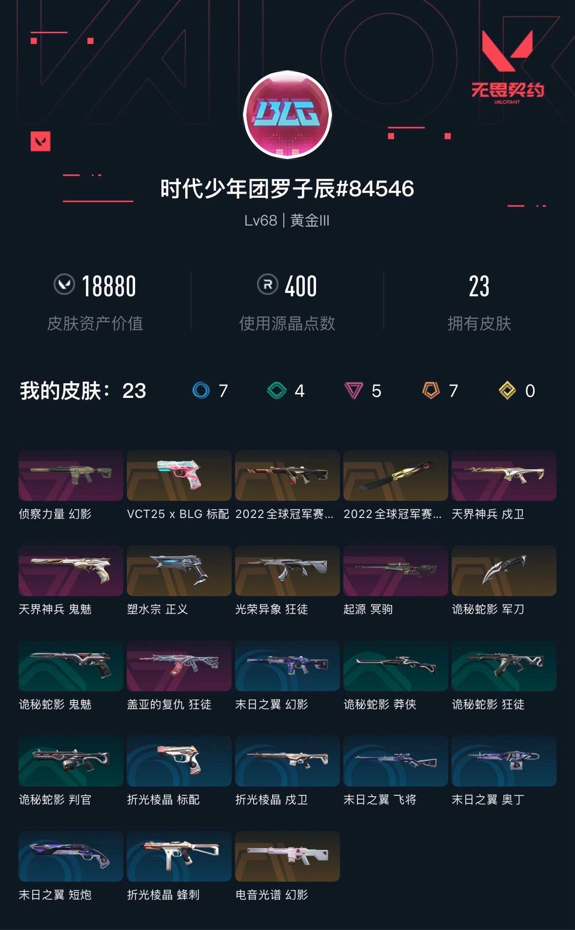 WWQXL36667无畏契约账号详情图4 WWQXL36667无畏契约账号详情图4