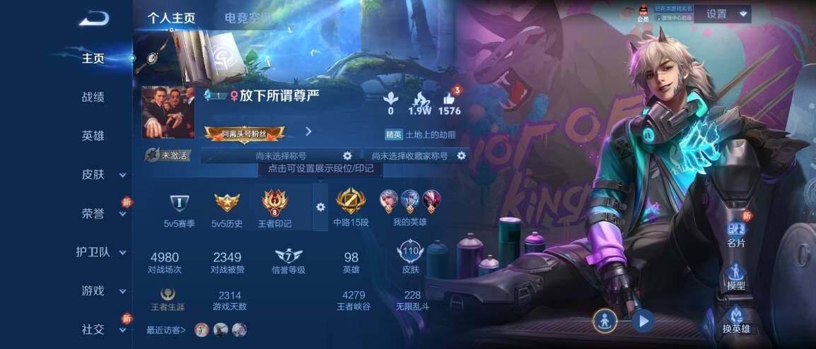 WZ033178817王者荣耀账号详情图5 WZ033178817王者荣耀账号详情图5