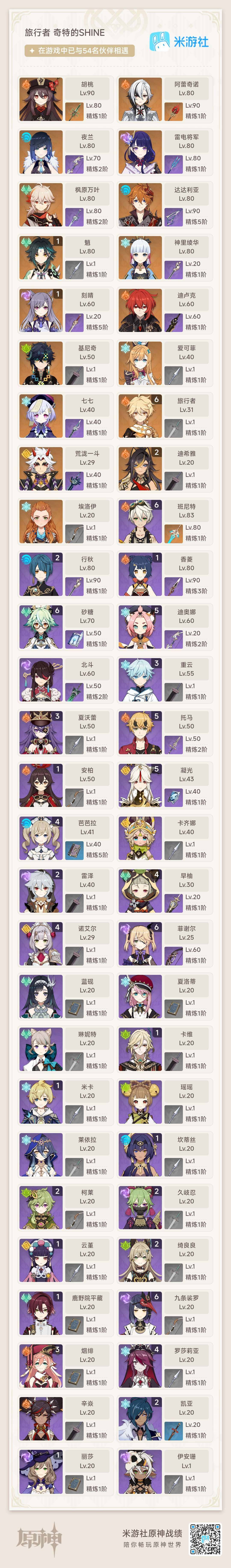 YSEY34322原神账号详情图9