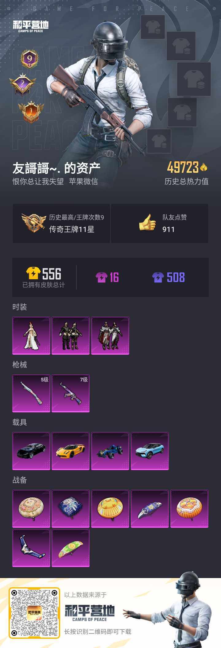 HPQM3273108和平精英账号详情图5 HPQM3273108和平精英账号详情图5