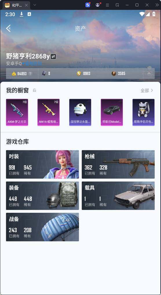 HPQM3273160和平精英账号详情图9 HPQM3273160和平精英账号详情图9