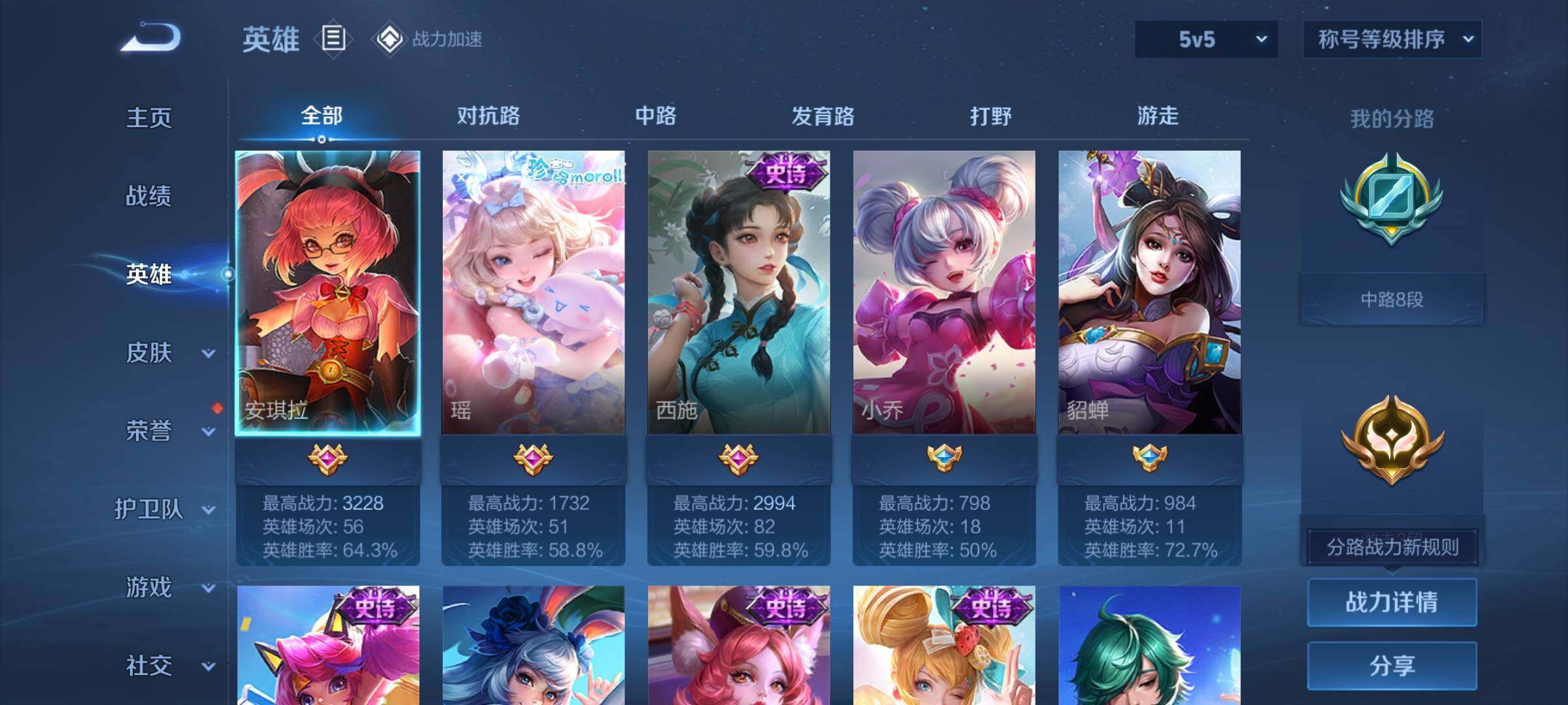 WZYXS3202741王者荣耀账号详情图3 WZYXS3202741王者荣耀账号详情图3
