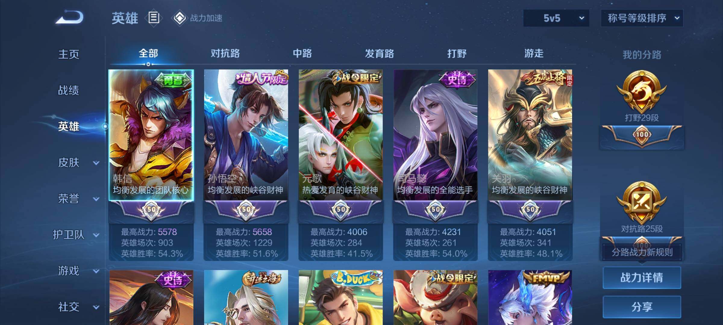WZYXS3202735王者荣耀账号详情图3 WZYXS3202735王者荣耀账号详情图3
