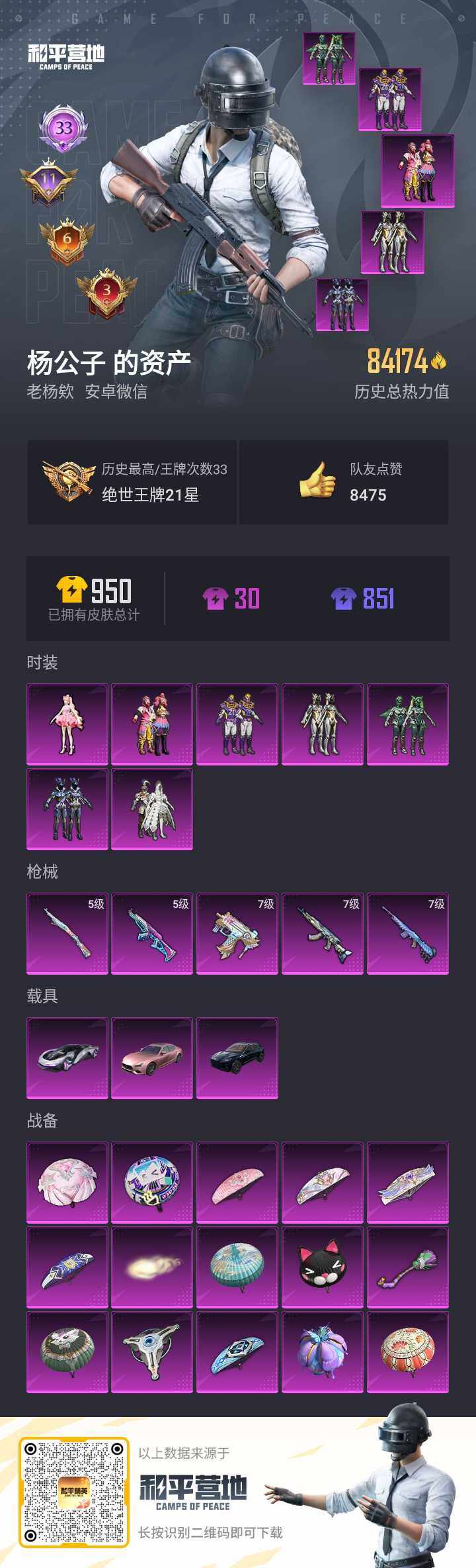 HPQM3274166和平精英账号详情图5 HPQM3274166和平精英账号详情图5
