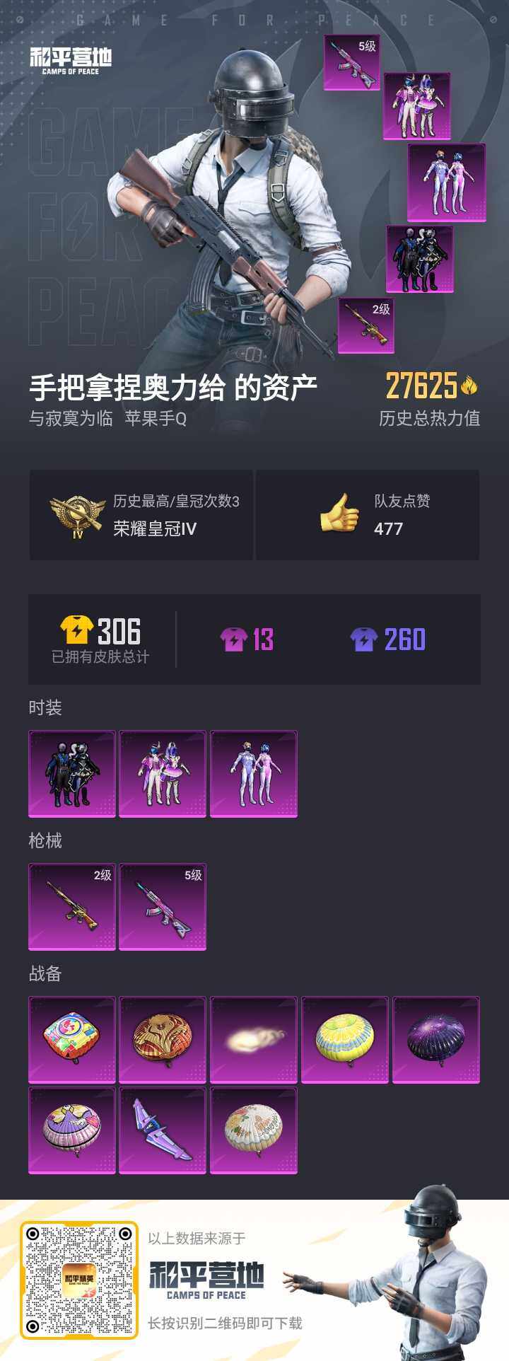 HPQM3274909和平精英账号详情图5 HPQM3274909和平精英账号详情图5