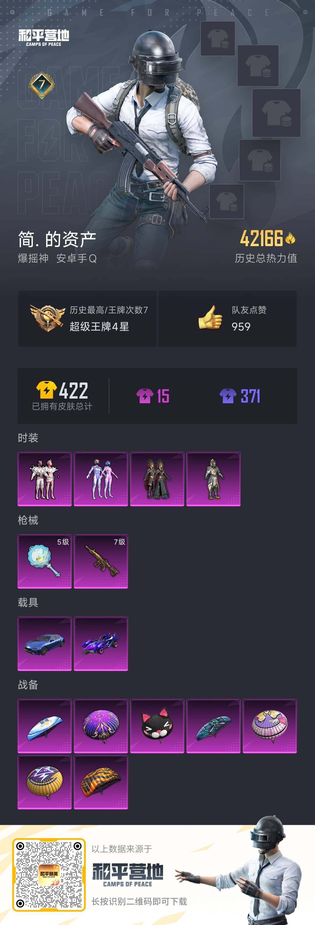 HPJZ3277924和平精英账号详情图5 HPJZ3277924和平精英账号详情图5