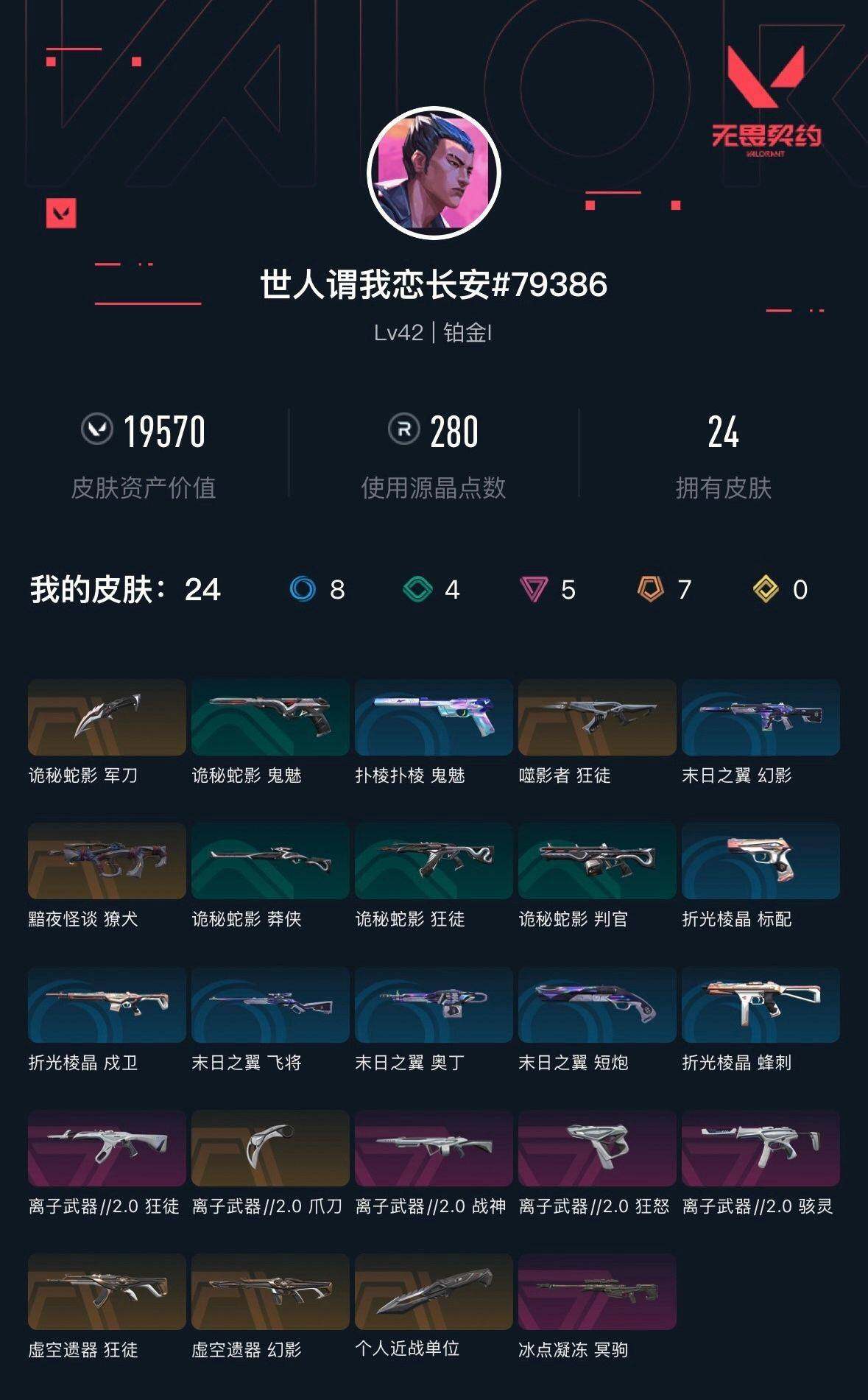 WWQXL36852无畏契约账号详情图2