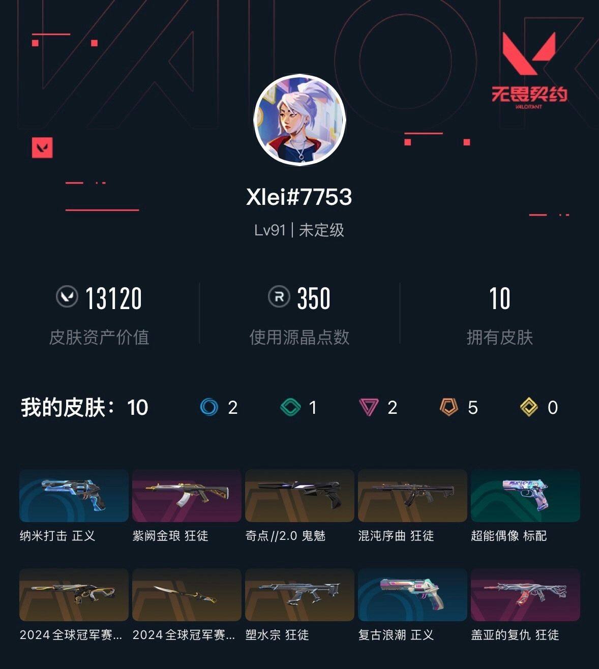 WWQXL36867无畏契约账号详情图4