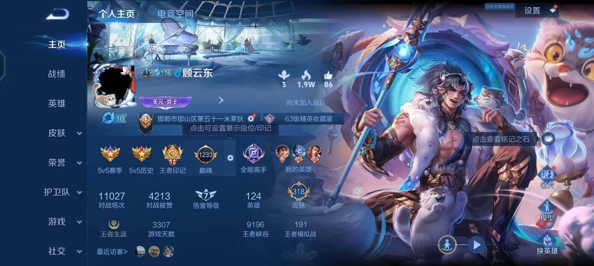 WZQM3390438王者荣耀账号详情图3