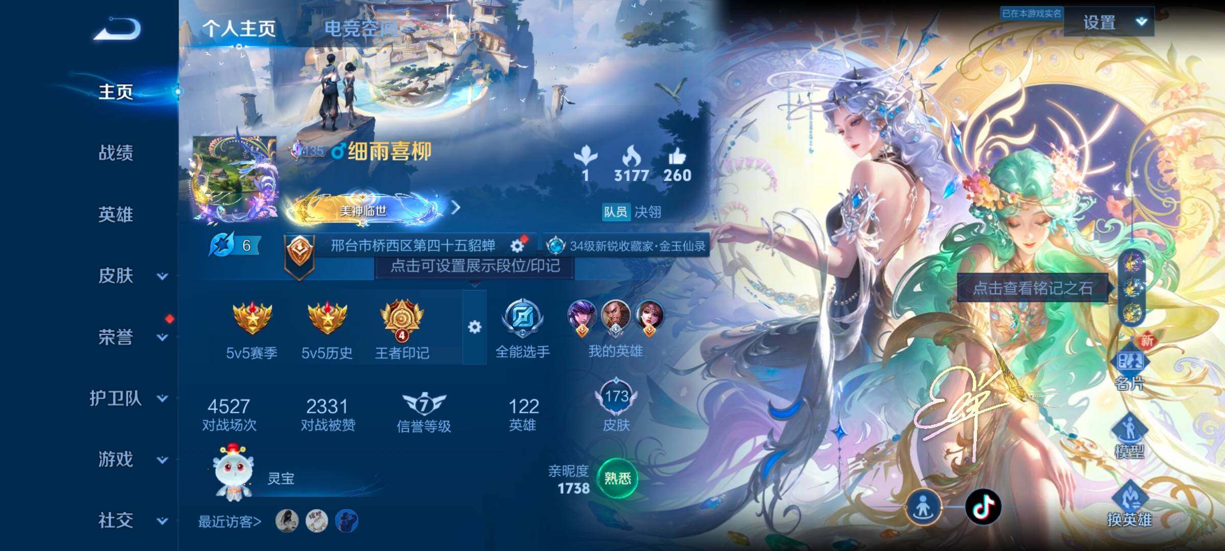 WZ033185389王者荣耀账号详情图6 WZ033185389王者荣耀账号详情图6