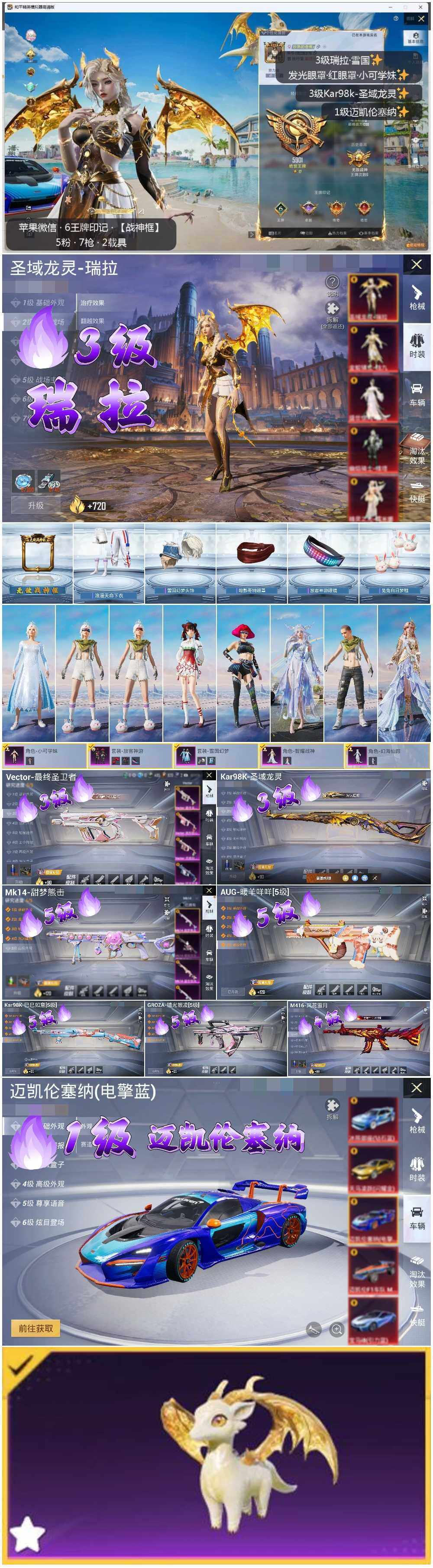 HPLE3308013和平精英账号详情图2