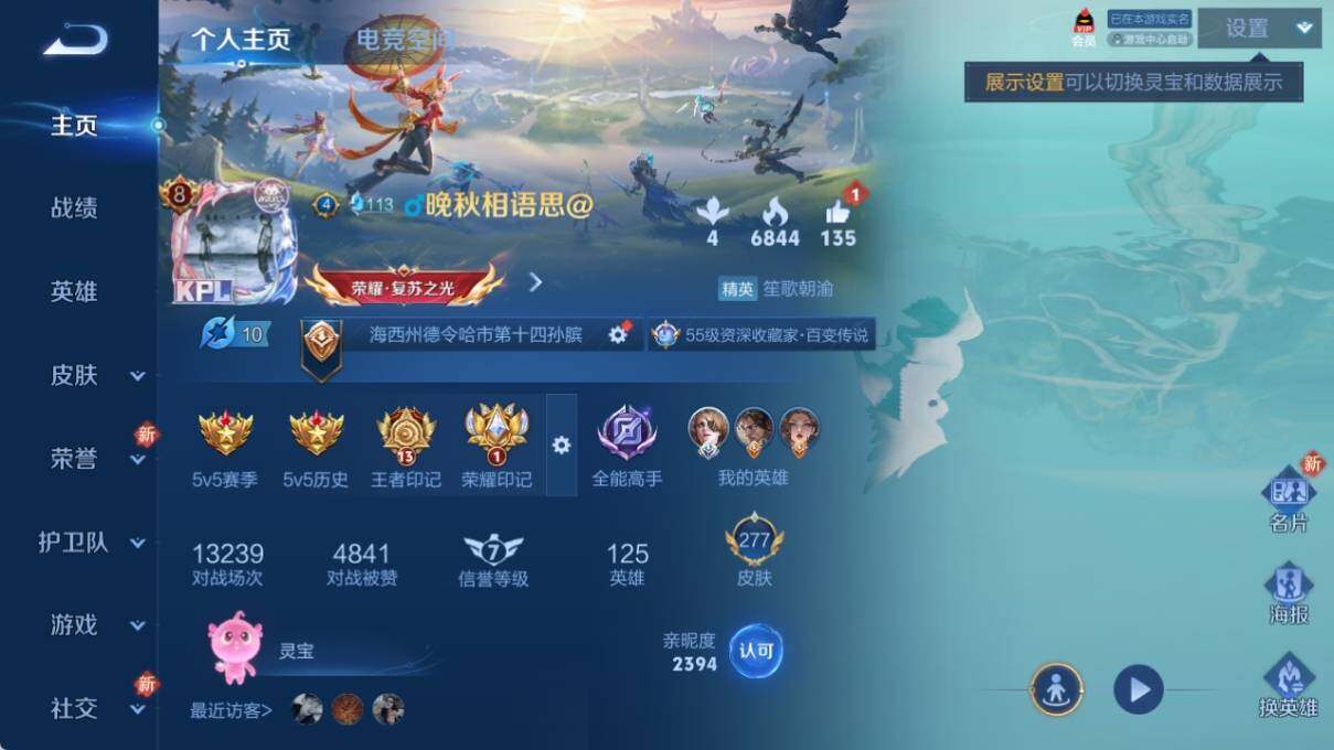 WZ033185419王者荣耀账号详情图7 WZ033185419王者荣耀账号详情图7