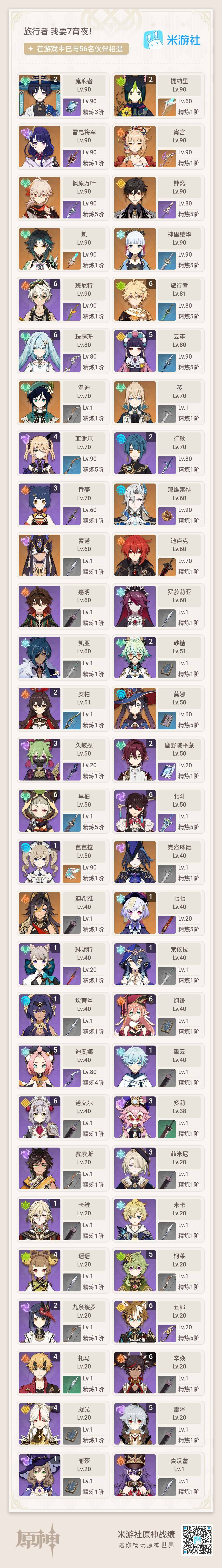 YSEY34504原神账号详情图3 YSEY34504原神账号详情图3