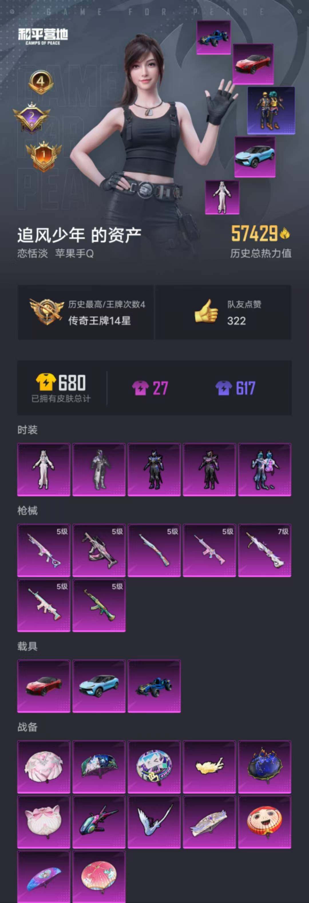 HPYXS3284955和平精英账号详情图21 HPYXS3284955和平精英账号详情图21