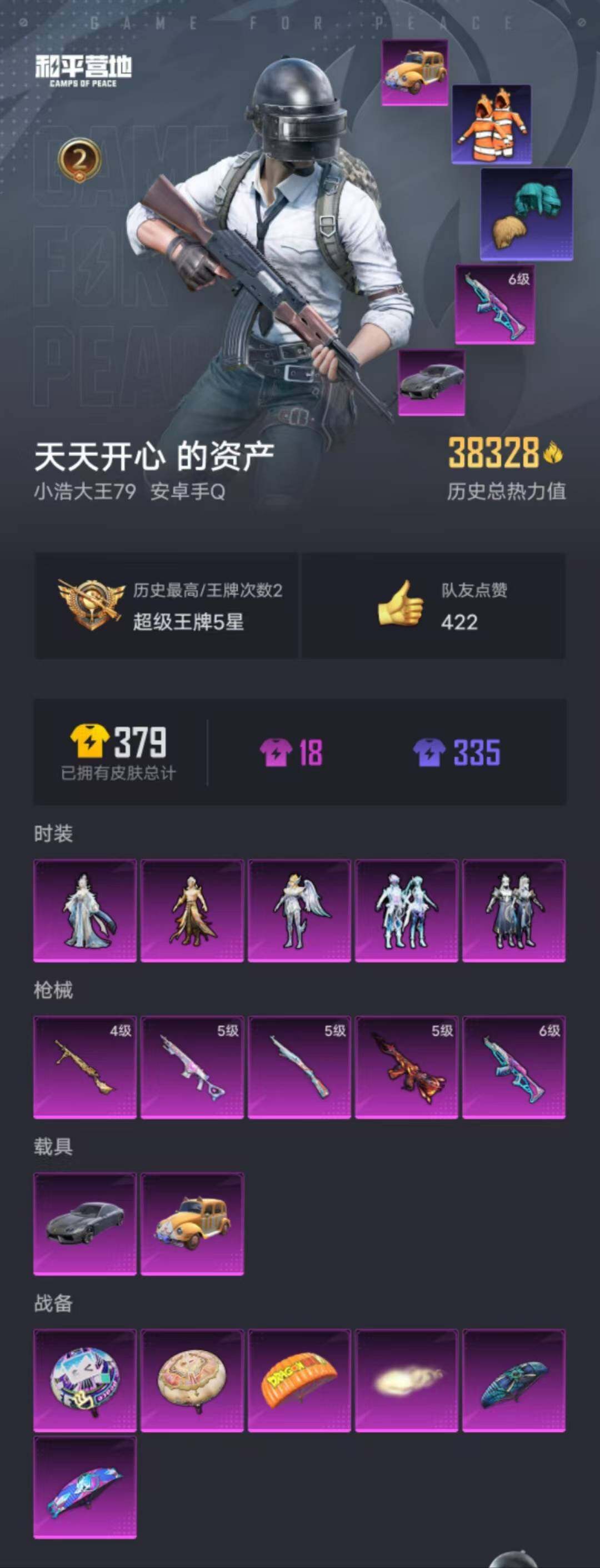 HPYXS3284952和平精英账号详情图20 HPYXS3284952和平精英账号详情图20