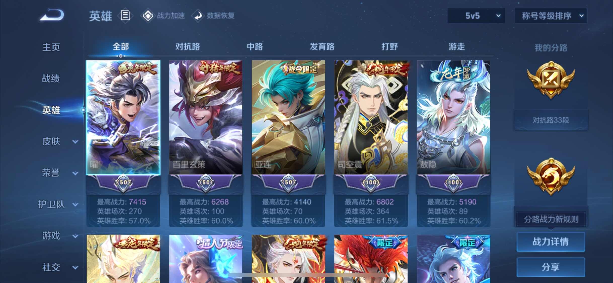 WZYXS3202774王者荣耀账号详情图3