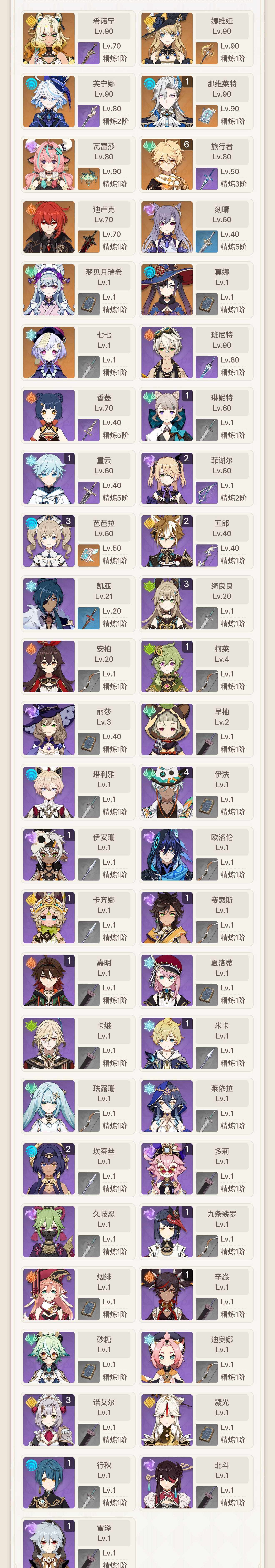 YSEY34582原神账号详情图3