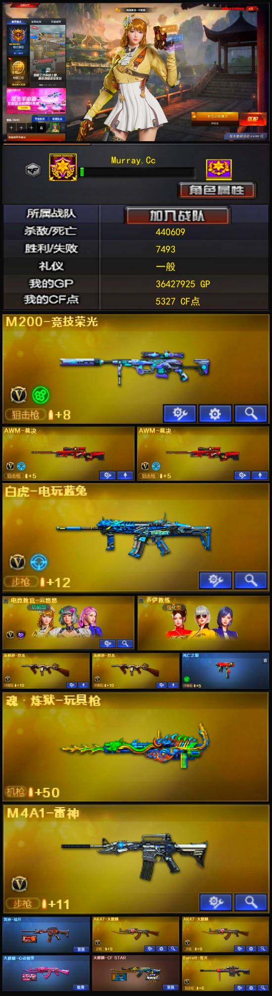 CFSSW318776穿越火线账号详情图3 CFSSW318776穿越火线账号详情图3
